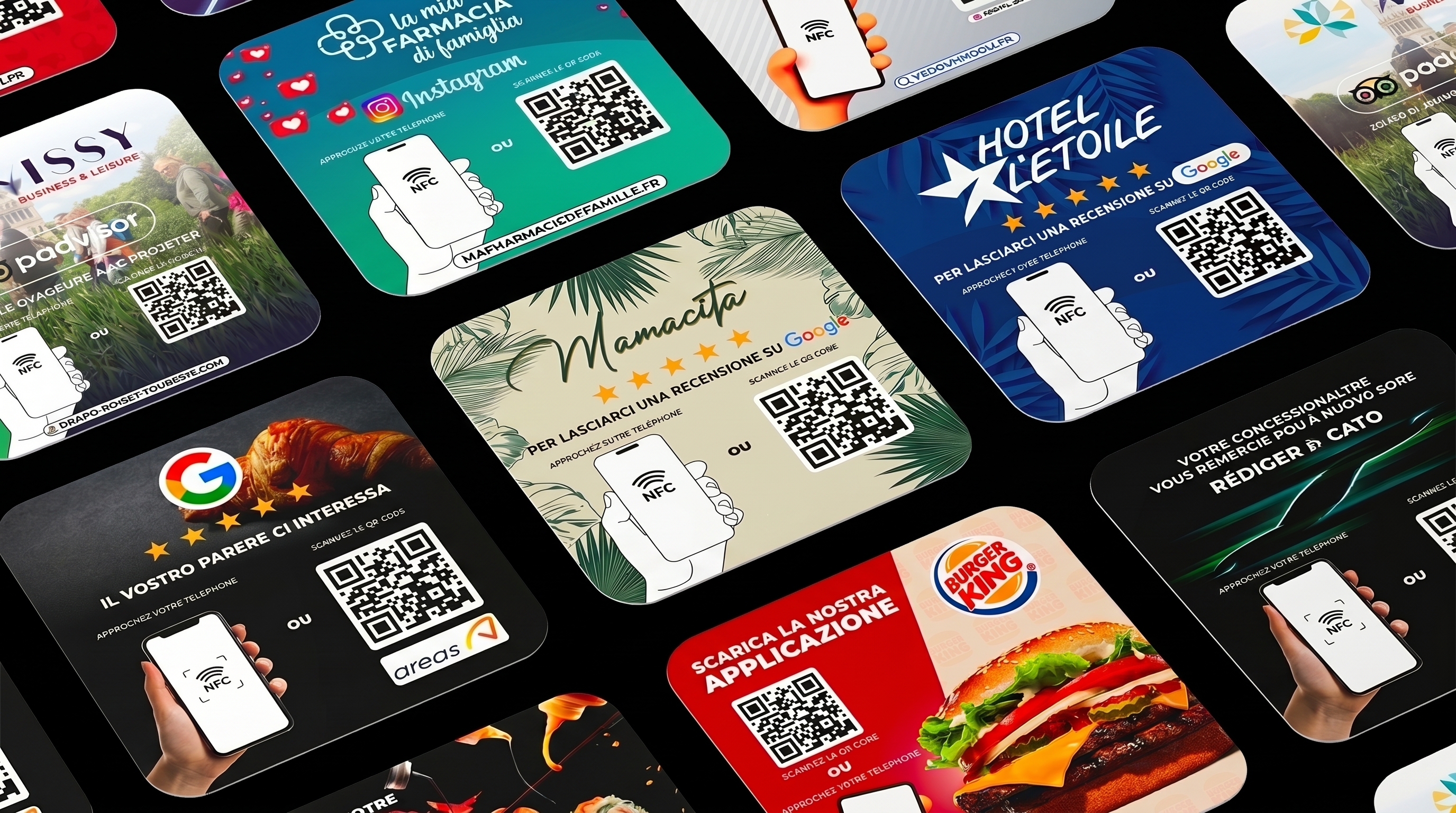 هندسة السمعة الرقمية (NFC و QR)
